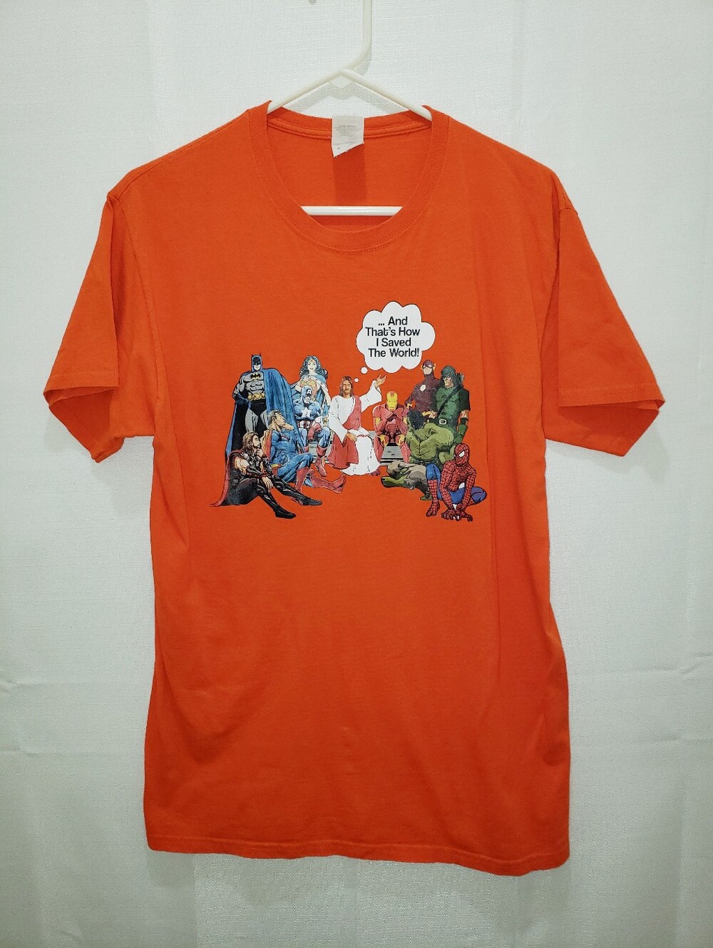 Jesus/Super Hero T-shirt
